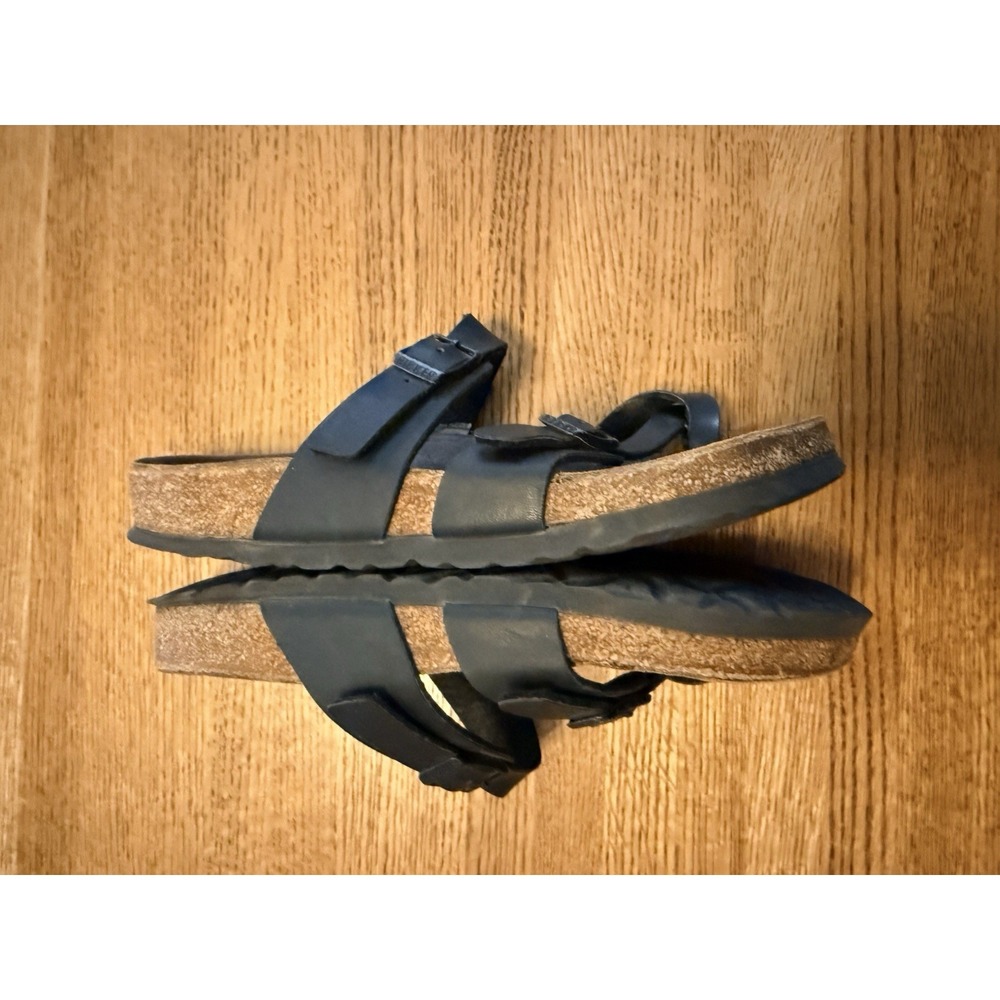Birkenstock Mayari Birko-Flor Toe Loop Women's Sandals Black Regular EU 37 Reg - Picture 4 of 8